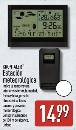ALDI Krontaler estación meteorológica oferta