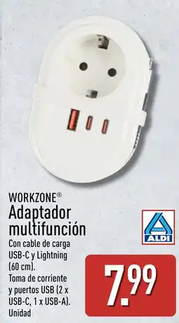ALDI Workzone adaptador multifunción oferta