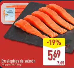 ALDI Escalopines de salmón oferta