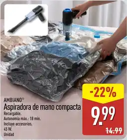 ALDI Ambiano aspiradora de mano compacta oferta