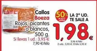 Alimerka Boeza Callos Rojos, Picantes O Blancos 500g oferta