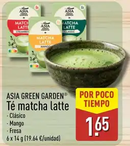 ALDI Asia green garden té matcha latte oferta
