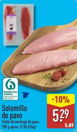 ALDI Solomillo de pavo oferta