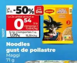 Dia Maggi Noodles gust de pollastre oferta