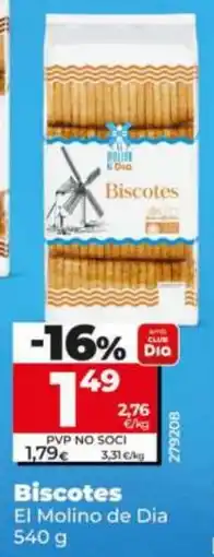 Dia El Molino de Dia Biscotes oferta