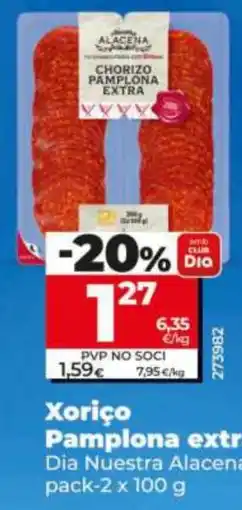 Dia Dia Nuestra Alacena xoriço pamplona extra oferta