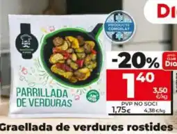 Dia Dia Mari Marinera parrillada de verduras oferta