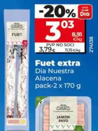 Dia Nuestra Alacena Fuet extra