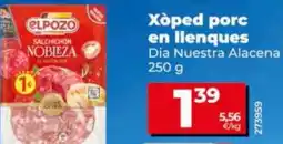 Dia Elpozo xòped porc en llenques oferta