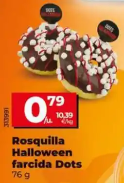 Dia Rosquilla Halloween farcida Dots oferta