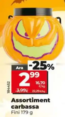 Dia Ara assortiment carbassa oferta