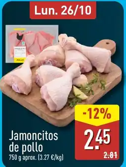 ALDI Jamoncitos de pollo oferta