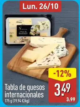 ALDI Special tabla de quesos oferta
