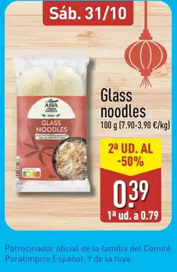 ALDI Asia glass noodles oferta