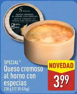 ALDI Special queso cremoso al horno con especias oferta