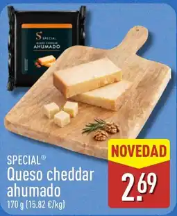 ALDI Special queso cheddar ahumado oferta