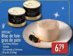 ALDI Special bloc de foie-gras de pato oferta