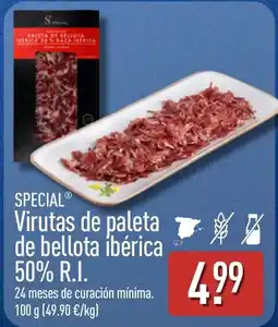 ALDI Special virutas de paleta de bellota ibérica oferta
