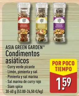 ALDI Asia Green Garden condimentos asiáticos oferta