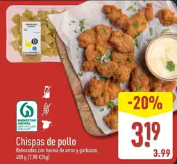ALDI Chispas de pollo oferta