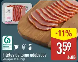 ALDI Filetes de lomo adobados oferta