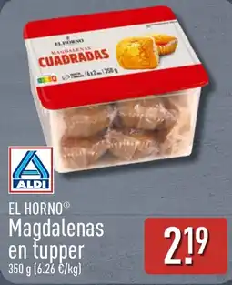 ALDI El Horno magdalenas en tupper oferta