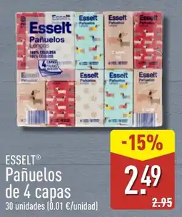 ALDI Esselt Pañuelos de 4 capas oferta