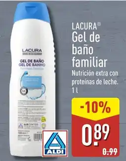 ALDI Lacura gel de baño familiar oferta