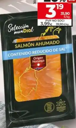 Dia Seleccion munDial salmón ahumado oferta