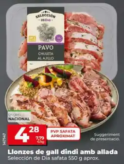 Dia Selección de Día chuleta al ajillo oferta