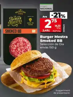 Dia Burger Mestra Smoked BB oferta