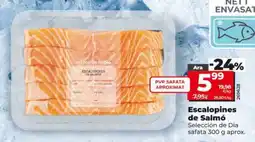 Dia Safata escalopines de salmón oferta