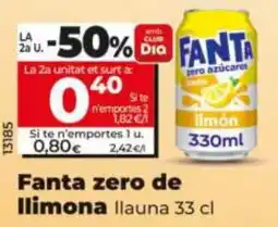 Dia Fanta zero de llimona oferta