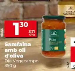 Dia Dia Vegecampo Samfaina amb oli d'oliva oferta