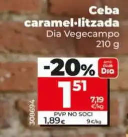 Dia Dia Vegecampo ceba caramel-litzada oferta
