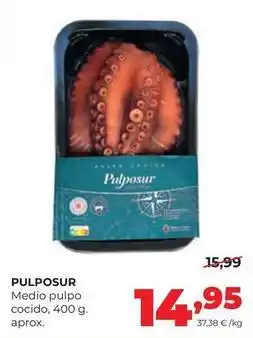 Alimerka Medio pulpo cocido oferta