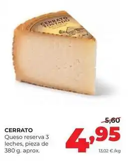 Alimerka Cerrato - queso reserva 3 leches oferta