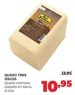 Alimerka Tres oscos - queso cremoso tostado en barra oferta