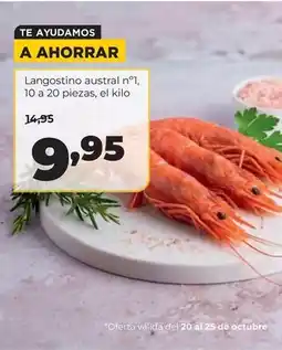 Alimerka Austral - langostino no 1 oferta