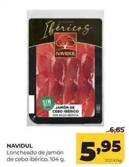 Alimerka Navidul - loncheado de jamon de cebo iberico oferta