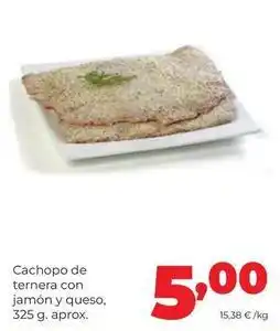 Alimerka Cachopo de ternera con jamón y queso oferta