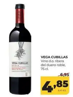 Alimerka Vega cubillas - vino d.o. ribera del duero roble oferta