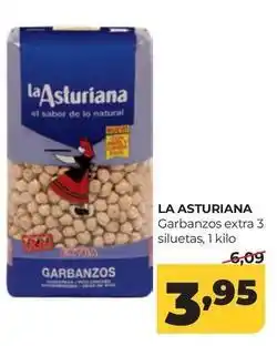 Alimerka La asturiana - garbanzos extra 3 siluetas oferta