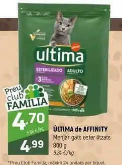 Coviran Última - menjar gats esterilitzats oferta