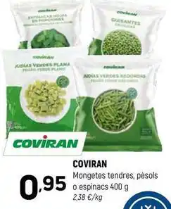 Coviran Coviran - mongetes tendres, pésols o espinacs oferta
