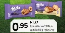 Coviran Milka - croissant xocolata o vainilla oferta