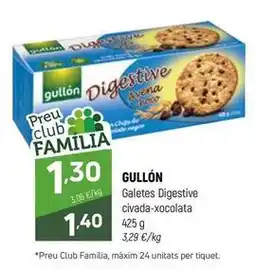 Coviran Gullón - galetes digestive civada-xocolata oferta