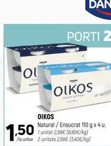 Coviran Oikos - natural / ensucrat oferta