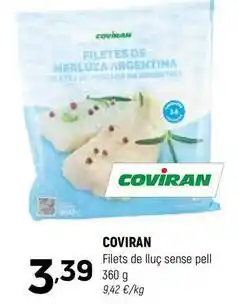 Coviran Coviran - filets de lluç sense pell oferta