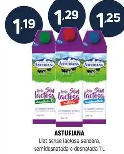 Coviran La asturiana - llet sense lactosa sencera, semidesnatada o desnatada oferta